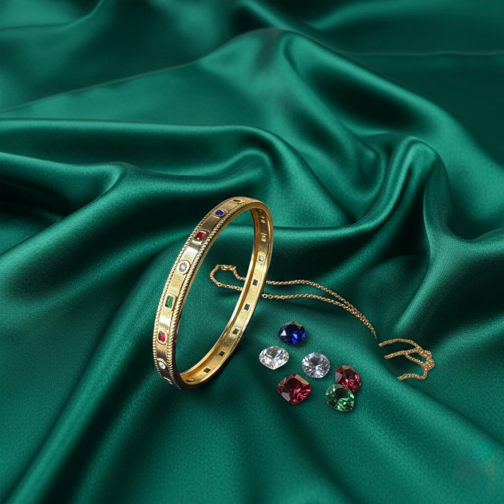 Luxury Multicolor Stone Bangle