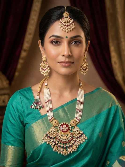 Antique Polki Pearls Perfection