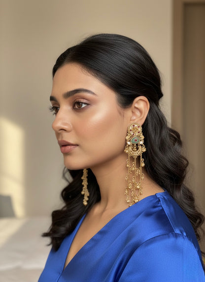Traditional Kashmiri earrings