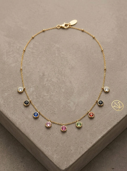 Everyday circle charm necklace
