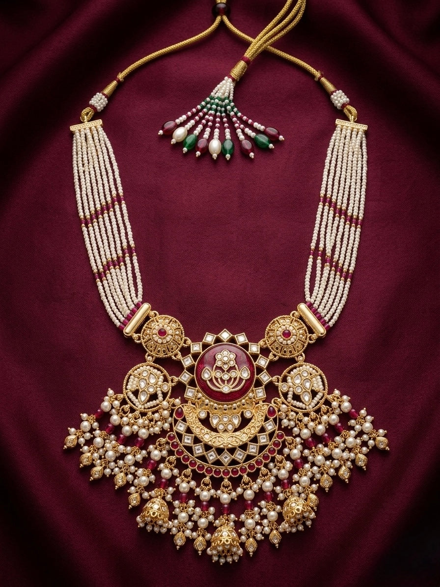 Antique Polki Pearls Perfection