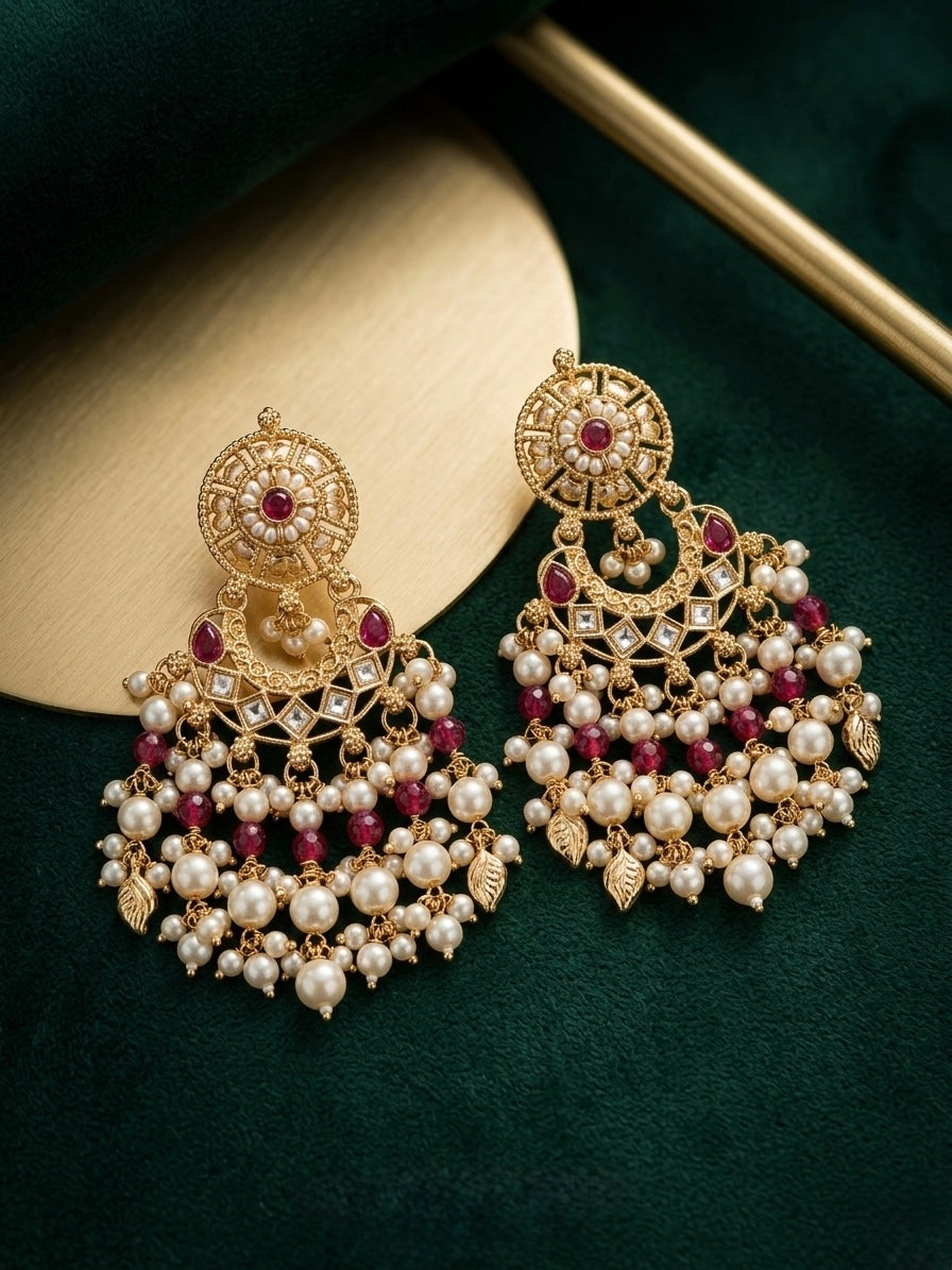 Antique Polki Pearls Perfection