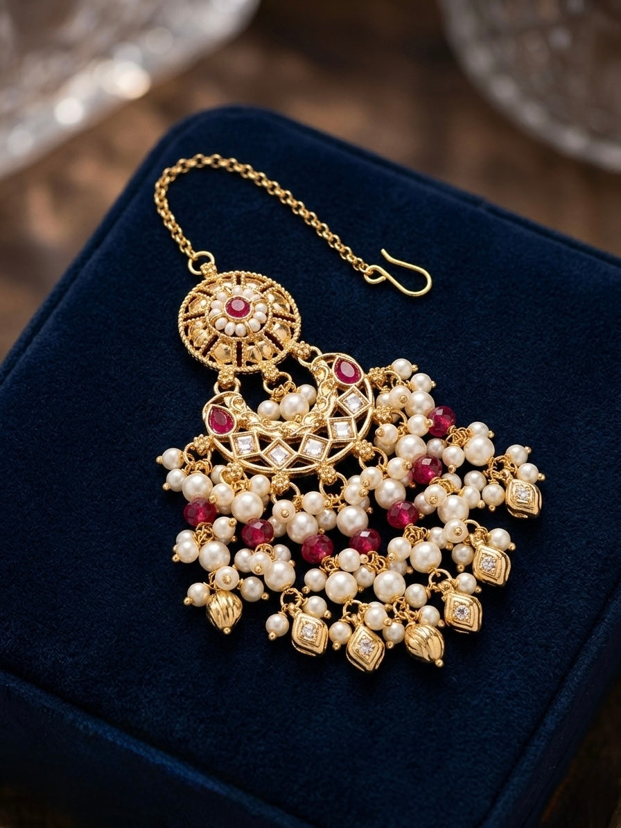 Antique Polki Pearls Perfection