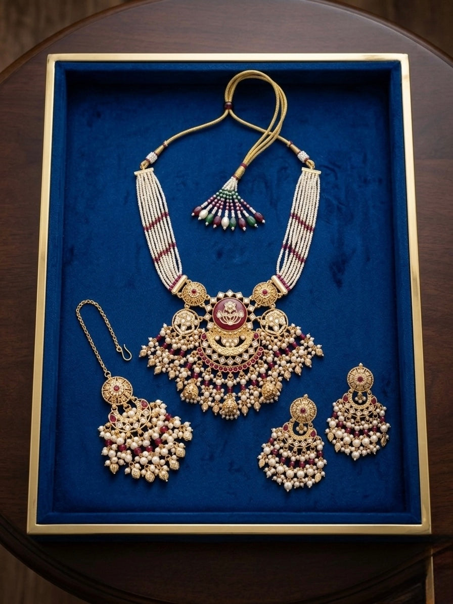 Antique Polki Pearls Perfection