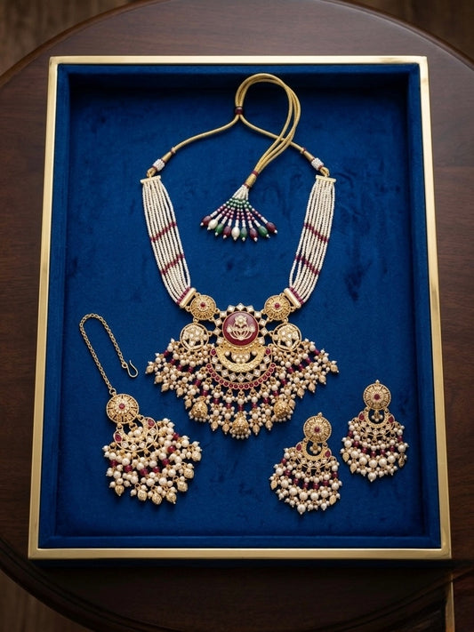 Antique Polki Pearls Perfection