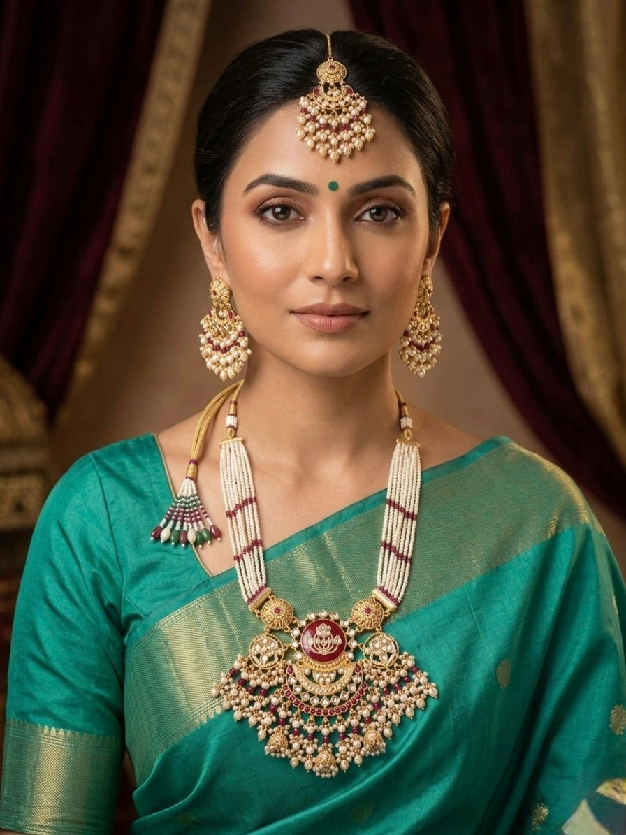 Antique Polki Pearls Perfection