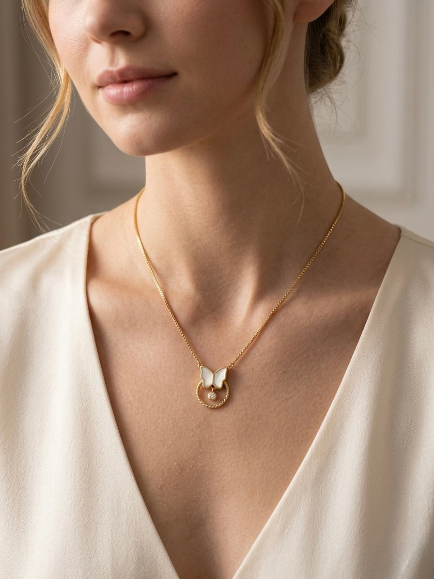 Elegant Butterfly Pendant