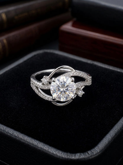Elegant diamond studded ring