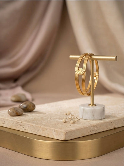 Luxury textured gold everyday statement piece