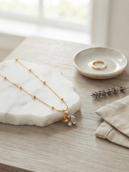 Sparkling crystal flower, durable everyday luxury.