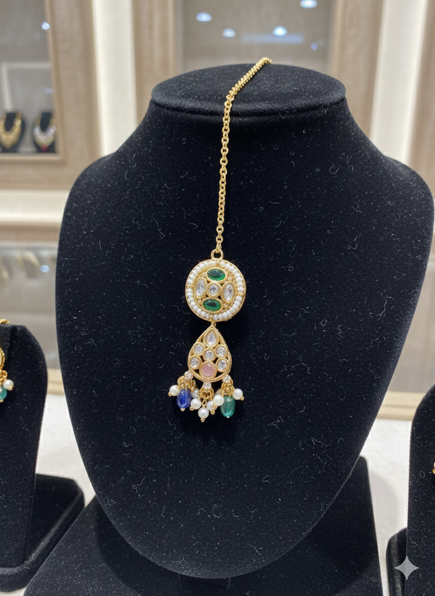 Royal Kundan Multicolour Necklace