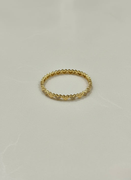 Gold Zigzag Kada Bracelet
