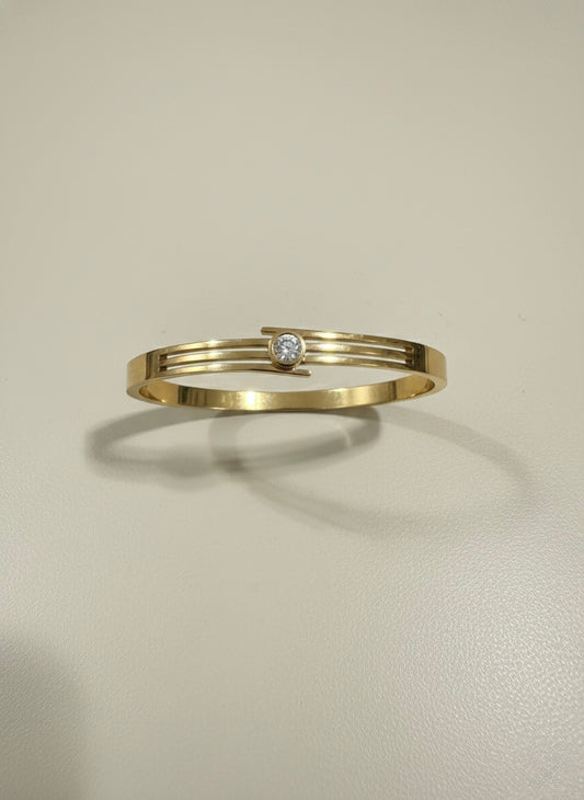 Classic Gold Stone Kada