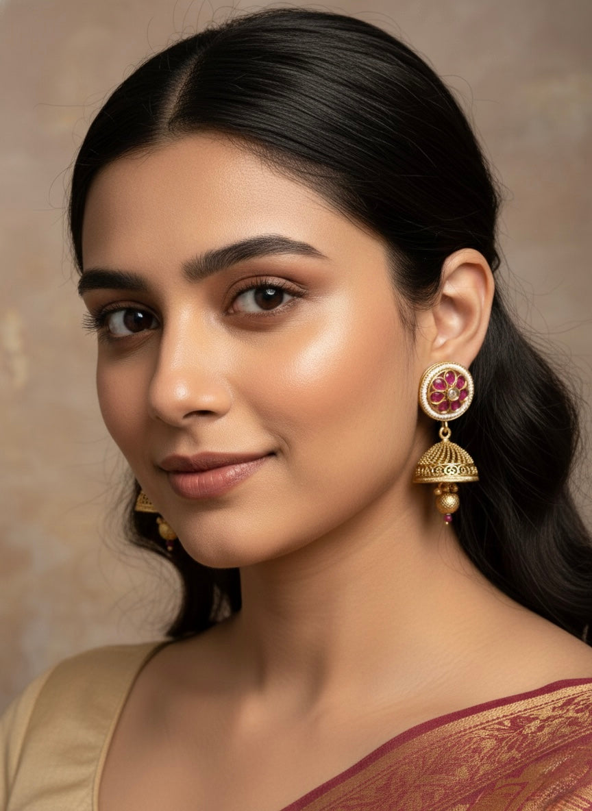 Polki Enamel Necklace