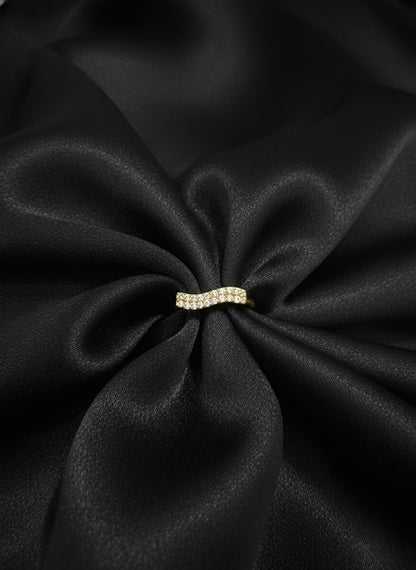 Elegant AD stones ring