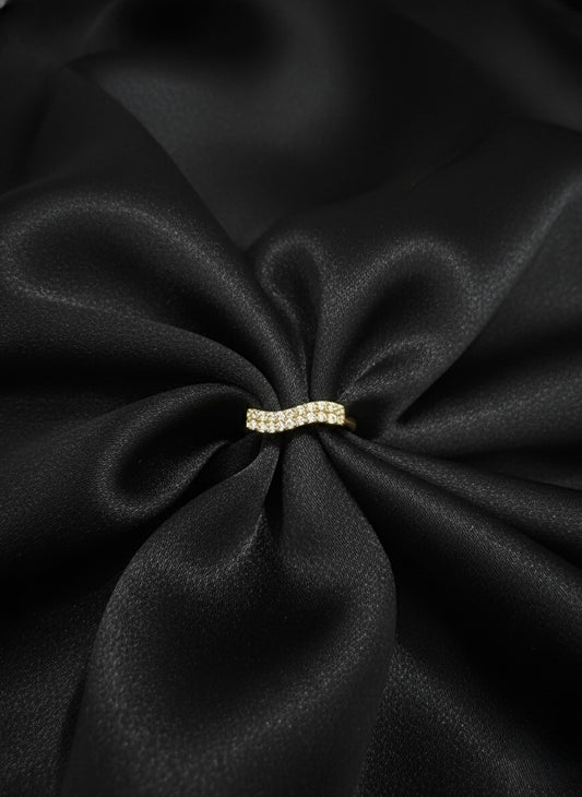 Elegant AD stones ring